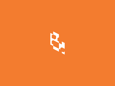 Ampersand ampersand orange pixel typography