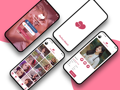 Perfect Match Dating app ios app design