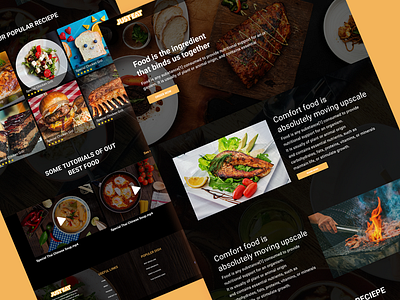 Just eat Restaurant UX/UI