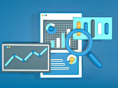 3D Chart Illustration