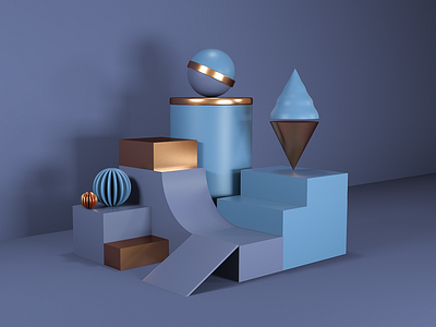 abstract 3d models