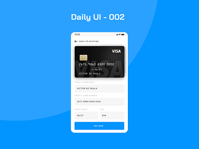 Daily UI - 002 app dailyui ui