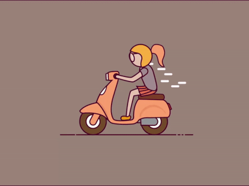 Girl   Scooter