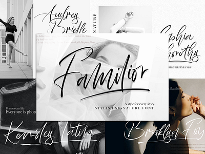 FREEBIES | Familior Signature Font