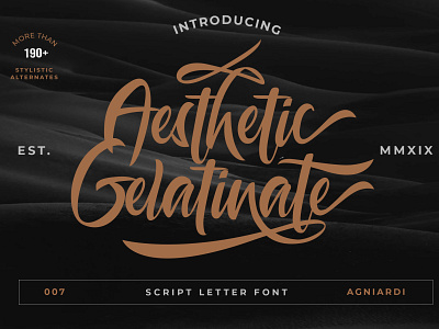 Aesthetic Gelatinante Font