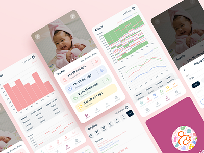 Baby Tracker app redesign