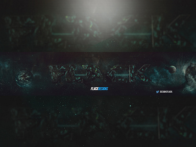 My YT Banner Template by FlackDesigns on Dribbble