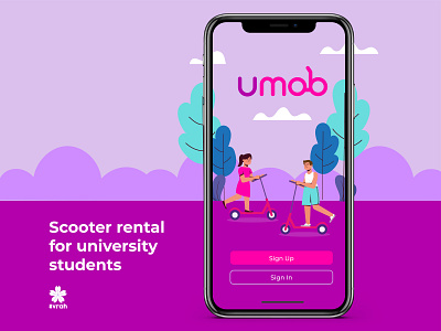 Umob App app rental scooter student app university