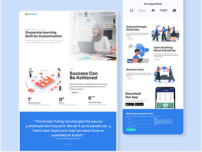 Landing Pages — MejaKerja Corporate Learning Apps