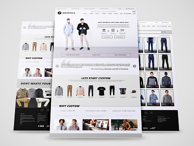 Iwearzule Website Design branding design flat minimal ui ux web