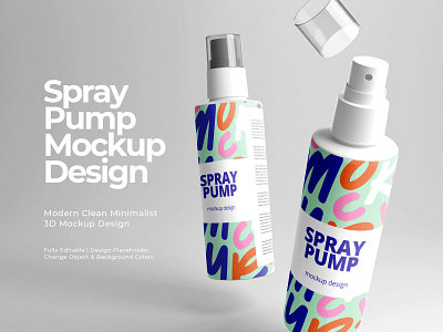 SPRAY PUMP MOCKUP DESIGN 3d blender 3d modeling 3d rendering design mockup pump spray