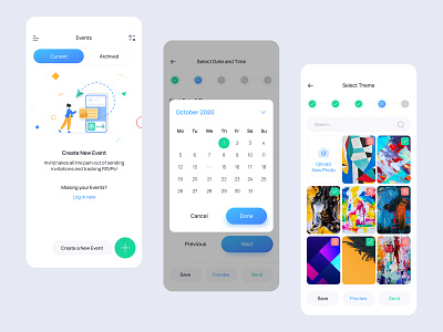 Event Management App by Shafayat Hossain on Dribbble
