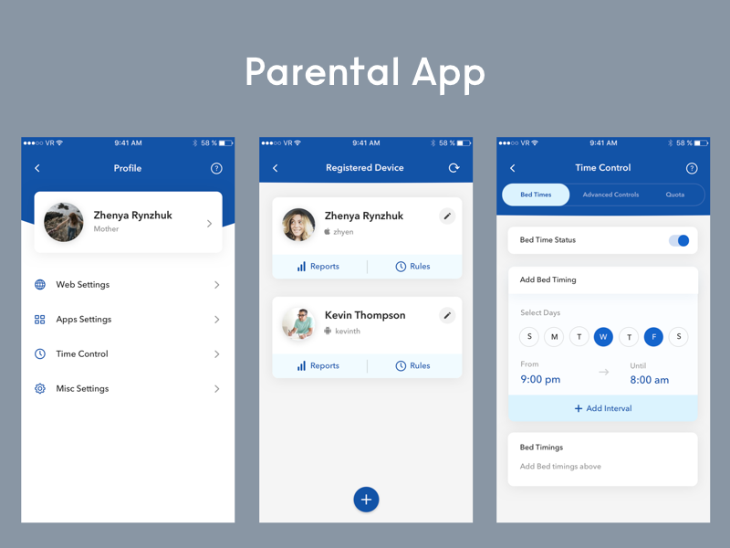 Parental Control by Vasanth Ramachandran on Dribbble