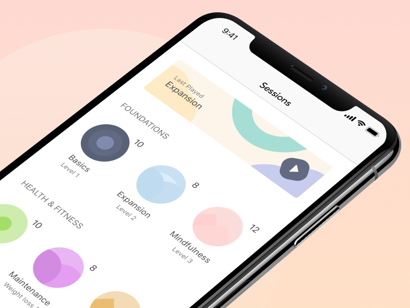 Meditation App - WIP by Vasanth Ramachandran on Dribbble