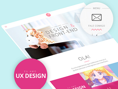 New Portfolio design front end portfolio sailor moon ux