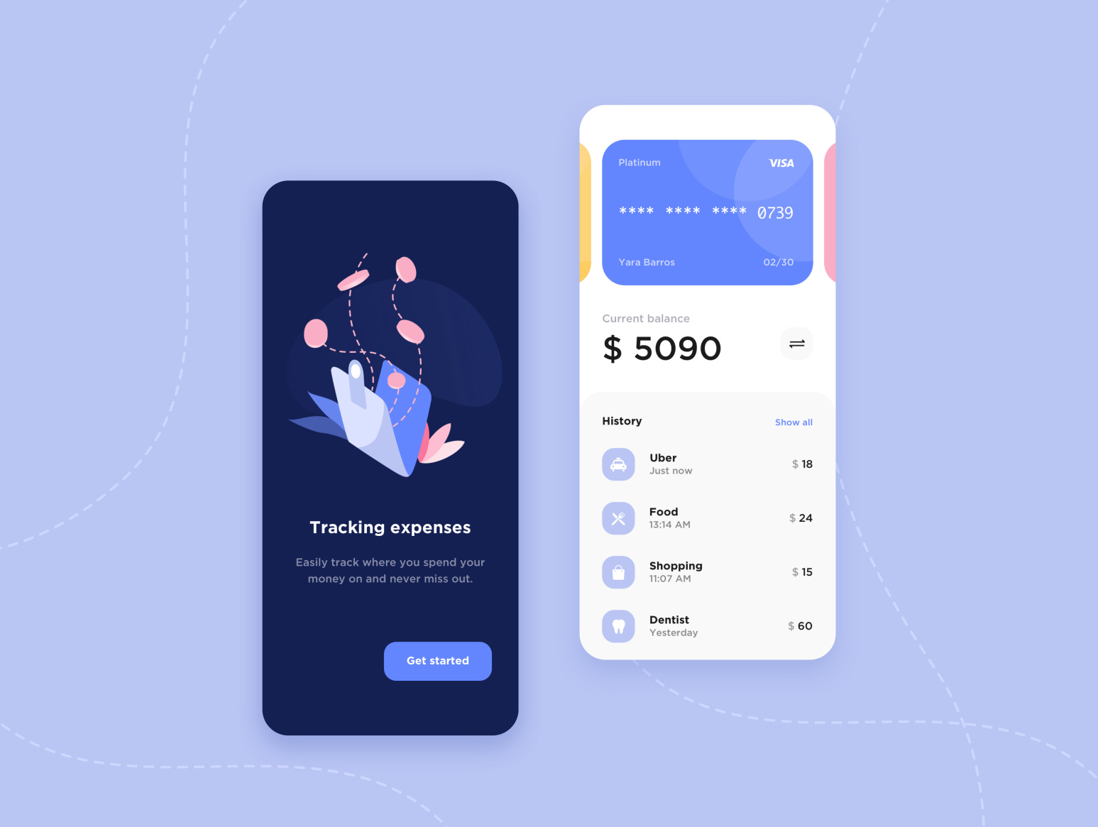 Bank App by BYTHEFEEL on Dribbble