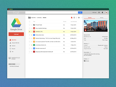 Google Drive Redesign concept drive google google drive redesign