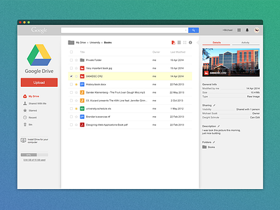 Google Drive Redesign