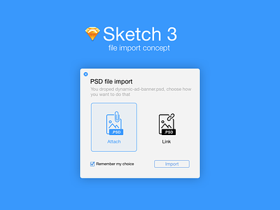 Sketch App file import concept blue concept desktop import photoshop psd sketch 3 sketchapp