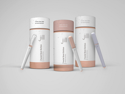Jill Cylinder box Packaging branding cylinder box design package packaging design premium packaging