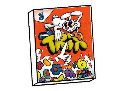 Silly Rabbit cartoon cereal character characterdesign illustration rabbit rubberhose trix