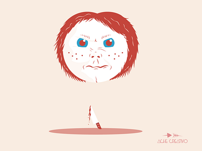 Chucky chucky design dribbble horror horror movie illustration illustrator illustrator cc vector