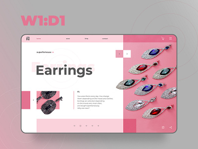 Self UI Challenge — 1. Earrings