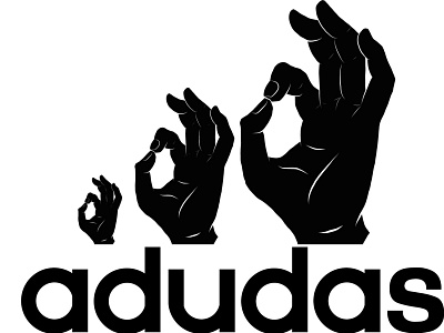 Adudas adidas dude fun logo