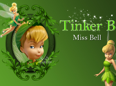 Tinker Bell Disney Fairies Desktop Wallpapers advertising design disney facebook fairy fairytale fun graphic design graphicdesign illustration kids photoshop