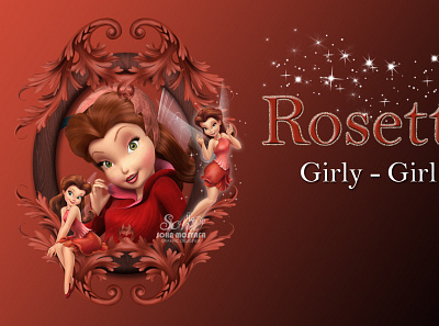 Rosetta Disney Fairies Desktop Wallpapers advertising disney facebook fairy fairytale freelancer graphic design graphicdesign kids photoshop