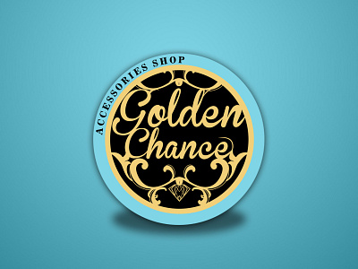 Golden Chance Logo Design accessories branding female freelancer gairly graphicdesign illustration logo
