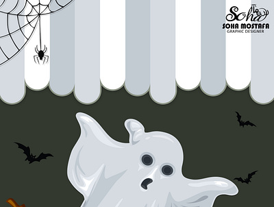 Halloween Party Flyers art branding flyer freelancer ghost graphic design halloween horror photoshop scary witch