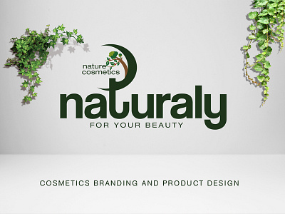 Naturaly Cosmetics Branding and Product Design. brand cosmetics design freelancer graphicdesign logo nature product productdesign