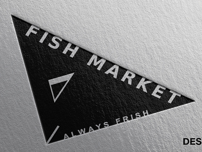 Logo Design - Fish Market brand branding design freelancer graphic design graphicdesign illustration logo