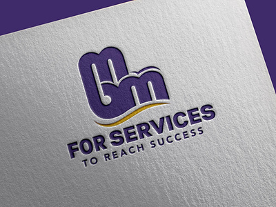 MBM For Services Logo Design brand branding business design digitalart facebook freelancer graphic design graphicdesign logo photoshop typography