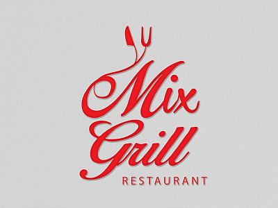 Mix Grill Restaurant brand branding design food freelancer graphic design graphicdesign logo photoshop restaurent