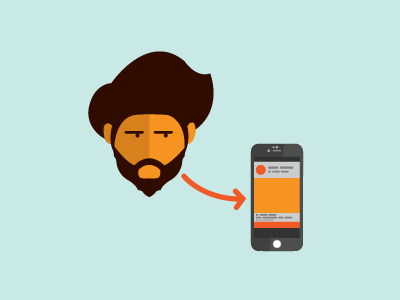 User Onboarding beard illustration onboarding user