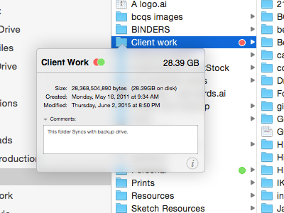 OSX El Capitan Folder Quick Look Redesign el capitan mac osx redesign