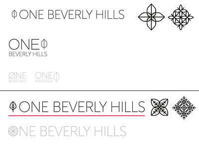 One Beverly Hills Logo/Wordmark Explorations