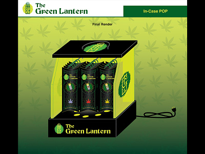 TGL – POP Display branding design display marijuana packaging weed