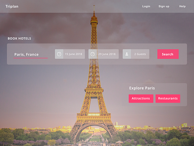 Travel and hotel booking app design hotel booking ui web deisgn