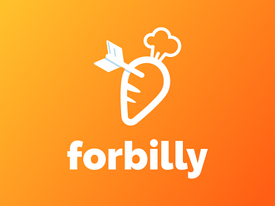 Forbilly mobile app logotype brand identity illustration logotype