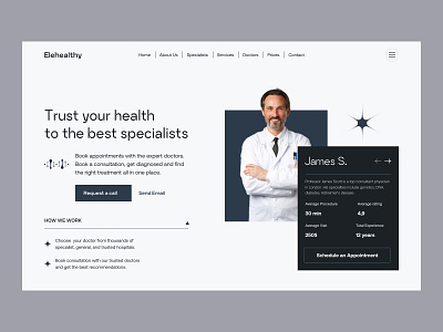 Elehealthy - Healthcare Website