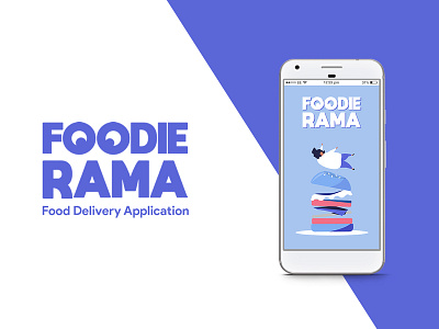 FoodieRama Mobile Application app application application design design graphic design logo mobileapp ui uiux ux