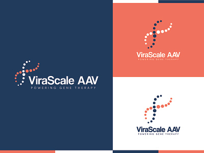 ViraScale AAV logo design branding design graphic graphic design logo logodesign