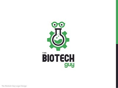 The BioTech Guy logo design design graphic graphic design logo logodesign ui ux vector