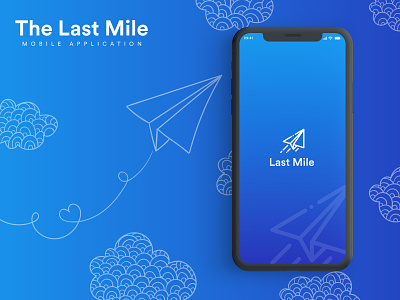 Last Mile mobile application design app application design flight app graphic logo logodesign mobileapp ui ux