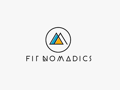 Fitnomadics app brand and identity branding corporate branding design fitness fitness app fitness club flat flat design identity logo minimal app minimalism minimalist minimalist design nomad nomadic ui ux
