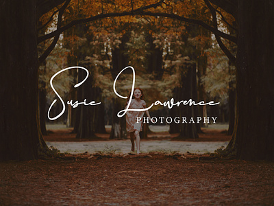 Susie Lawrence Photography brand and identity branding calligraphy calligraphy font design femenine feminine font hand drawn font hand lettered logo hand lettering art identity logo logo design logotype photographer logo photography script script font typography vector