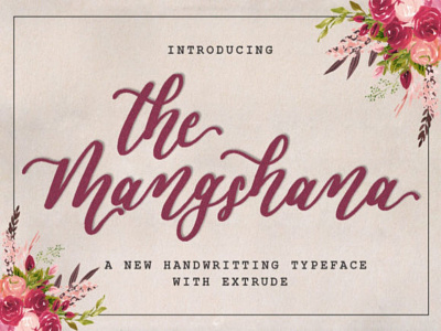 New handwriting typeface
